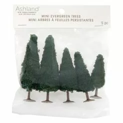 Hot Sale ✨ 12 Packs: 5 ct. (60 total) Mini Evergreen Trees by Ashland® 👍 -Ashland Sale Store 10664903 1 1