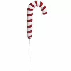 Best deal 👍 Red & White Glitter Candy Cane Pick by Ashland® ✔️