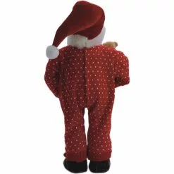Discount 💯 18" Santa in Red Pajamas with Teddy Bear by Ashland® 🎉 -Ashland Sale Store 10670914 3