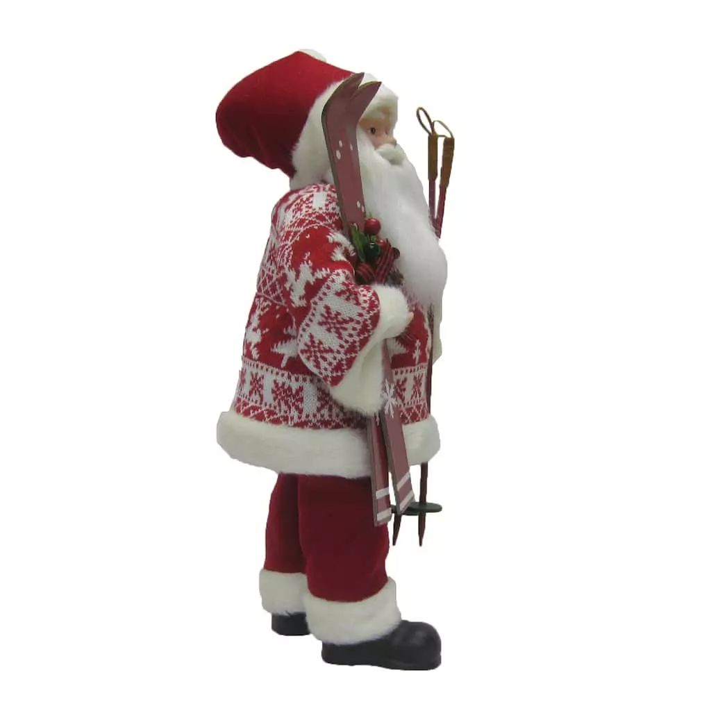 Buy 🔥 18" Santa in Red Sweater with Skis by Ashland® 💯 4 Buy 🔥 18" Santa in Red Sweater with Skis by Ashland® 💯 - Image 2