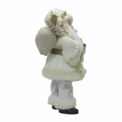 Brand new 🌟 18" Santa in White Knit Fur Robe with Gifts by Ashland® 🧨 -Ashland Sale Store 10670919 2