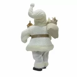 Brand new 🌟 18" Santa in White Knit Fur Robe with Gifts by Ashland® 🧨 -Ashland Sale Store 10670919 3