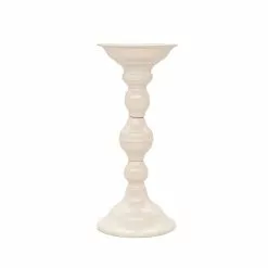 Deals ❤️ Cream Metal Pillar Candle Holder by Ashland® ✔️
