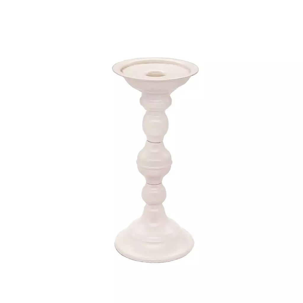 New 🥰 6 Pack: 9" Cream Metal Pillar Candle Holder by Ashland® ⌛ 6 New 🥰 6 Pack: 9" Cream Metal Pillar Candle Holder by Ashland® ⌛ - Image 4