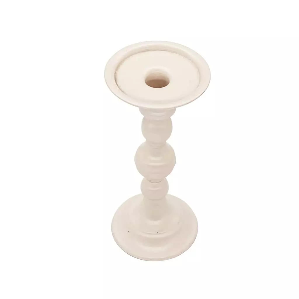 New 🥰 6 Pack: 9" Cream Metal Pillar Candle Holder by Ashland® ⌛ 5 New 🥰 6 Pack: 9" Cream Metal Pillar Candle Holder by Ashland® ⌛ - Image 3