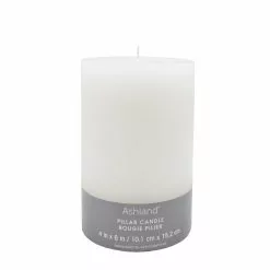 Hot Sale 🎁 4" x 6" White Pillar Candle by Ashland® 🎁