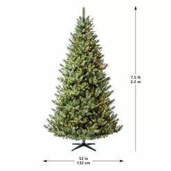 Flash Sale ✨ 7.5ft. Pre-Lit Fairyland Fir Artificial Christmas Tree, Warm White Fairy LED Lights by Ashland® 😍 -Ashland Sale Store 10671959 14