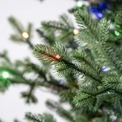 Hot Sale 🛒 7.5ft. Pre-Lit Balkan Spruce Quick Set® Artificial Christmas Tree, Color-Changing LED Lights by Ashland® 🌟 -Ashland Sale Store 10671960 18