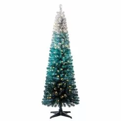Top 10 👏 6ft. Pre-Lit Alexa Ombre Fir Artificial ⭐ Christmas Tree, Warm White LED Lights by Ashland® ❤️