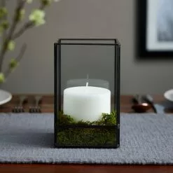 Coupon 👍 6.5" Square Glass Candle Terrarium by Ashland® 🎉 -Ashland Sale Store 10672578 20