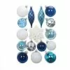 Top 10 ✨ 40ct. Silver, White & Blue Shatterproof Christmas Ornament Set by Ashland® 🔔 -Ashland Sale Store 10672818 1