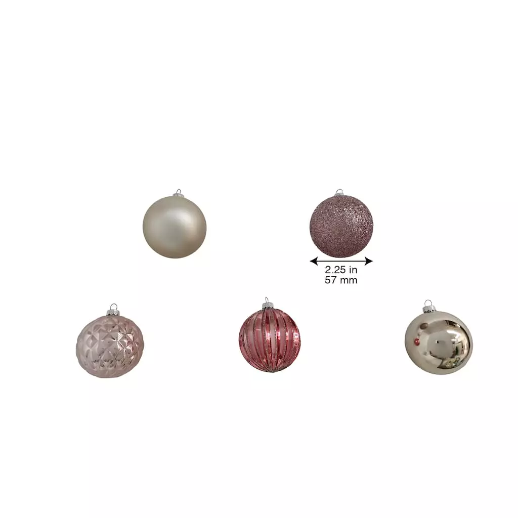 New 🤩 Assorted 50ct. Pink Ball Ornaments by Ashland® 🥰 6 New 🤩 Assorted 50ct. Pink Ball Ornaments by Ashland® 🥰 - Image 4