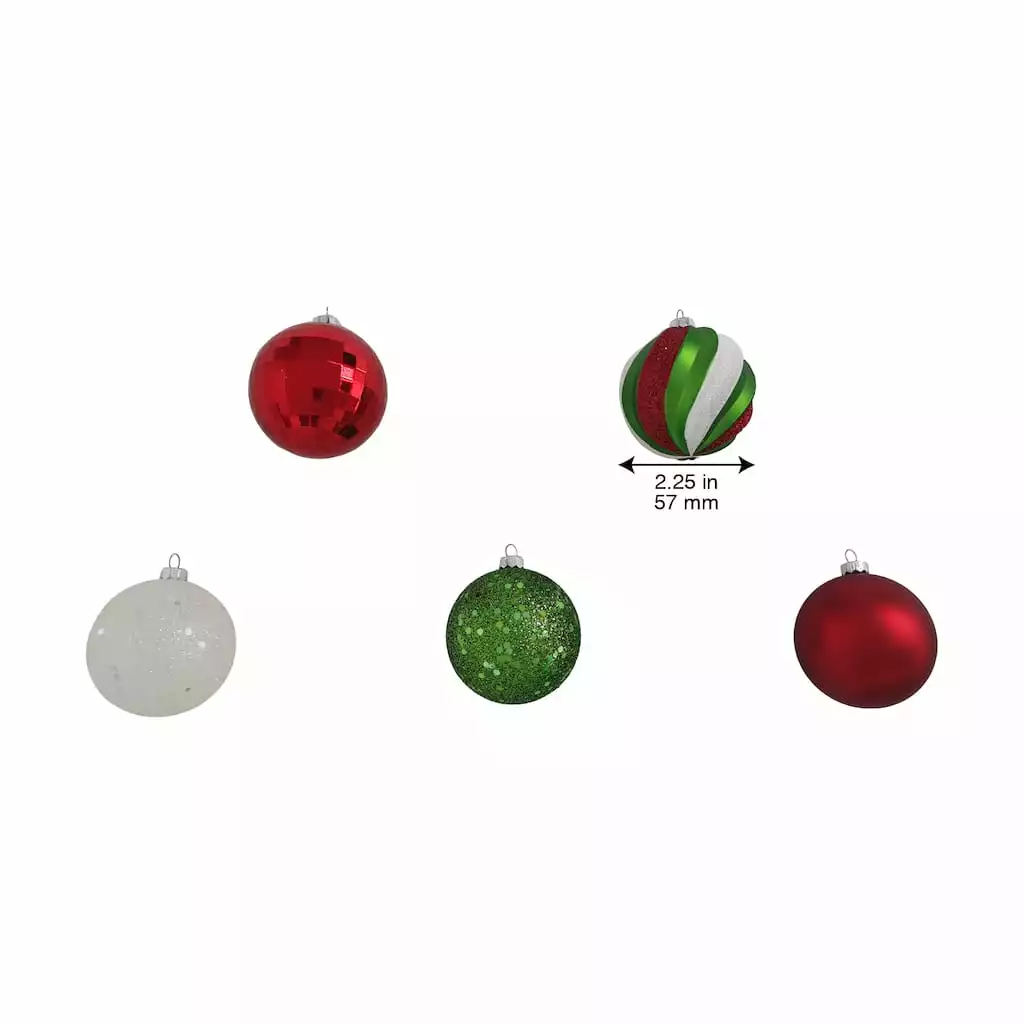 Coupon ✔️ 50ct. Red, White & Green Ball Ornaments by Ashland® 🤩 5 Coupon ✔️ 50ct. Red, White & Green Ball Ornaments by Ashland® 🤩 - Image 3