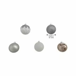 Top 10 💯 Assorted 50ct. Silver & White Ball Ornaments by Ashland® ⭐ -Ashland Sale Store 10672833 4