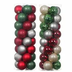 Hot Sale ⌛ Assorted 32ct. 2.5" Farmhouse Ball Ornament Set by Ashland® 🌟