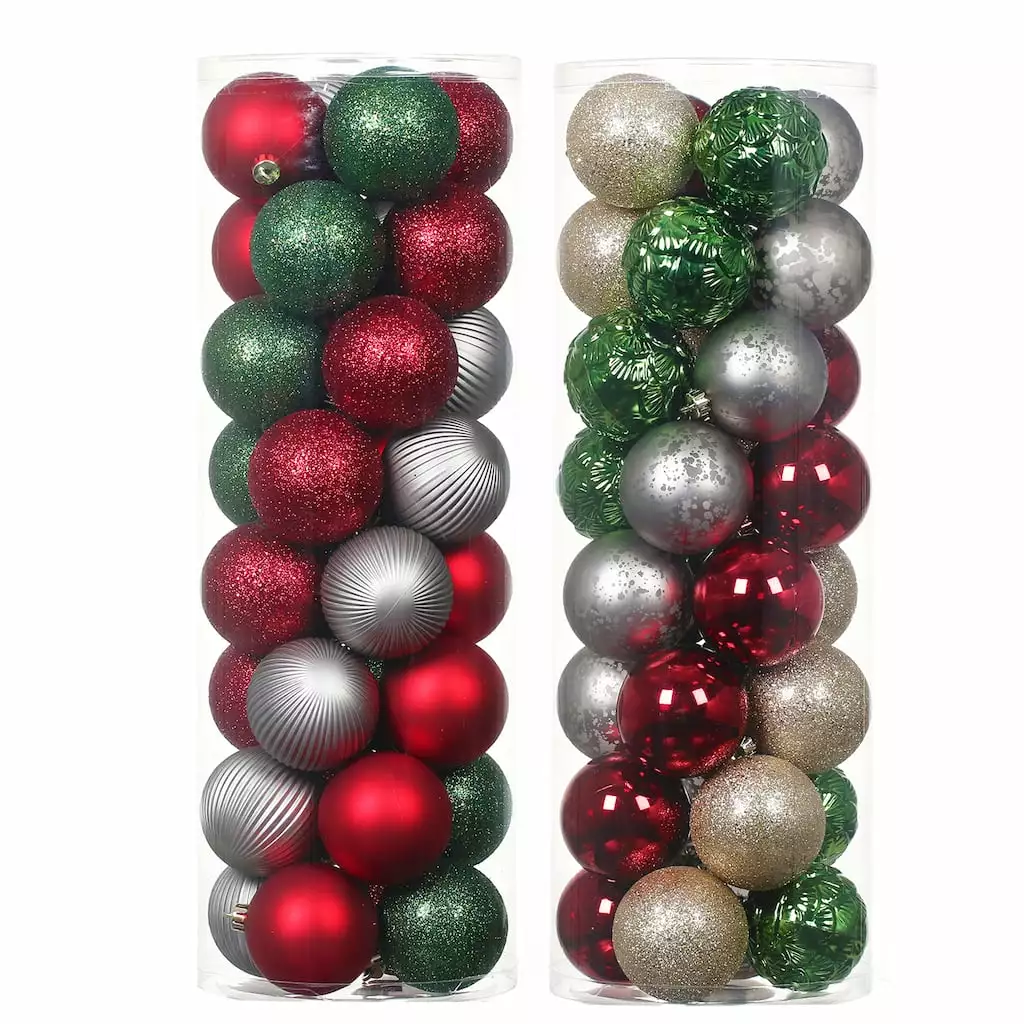 Hot Sale ⌛ Assorted 32ct. 2.5" Farmhouse Ball Ornament Set by Ashland® 🌟 3 Hot Sale ⌛ Assorted 32ct. 2.5" Farmhouse Ball Ornament Set by Ashland® 🌟