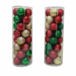New ✨ Assorted 32ct. 3" Red, Green & Gold Shatterproof Ball Ornaments by Ashland® ❤️