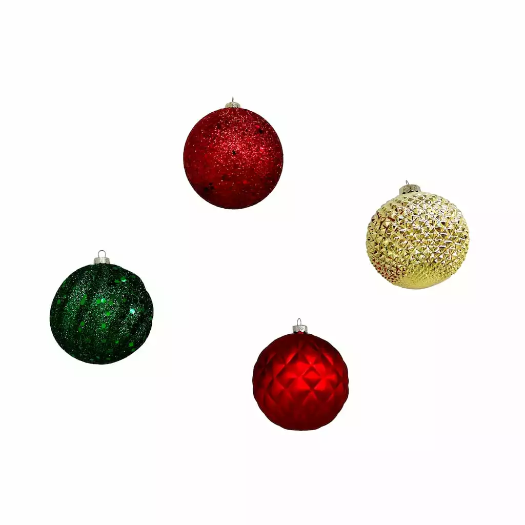 New ✨ Assorted 32ct. 3" Red, Green & Gold Shatterproof Ball Ornaments by Ashland® ❤️ 5 New ✨ Assorted 32ct. 3" Red, Green & Gold Shatterproof Ball Ornaments by Ashland® ❤️ - Image 3