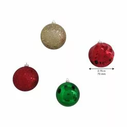 New ✨ Assorted 32ct. 3" Red, Green & Gold Shatterproof Ball Ornaments by Ashland® ❤️ 9 New ✨ Assorted 32ct. 3" Red, Green & Gold Shatterproof Ball Ornaments by Ashland® ❤️ -Ashland Sale Store 10672846 4