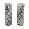 Hot Sale ✔️ Assorted 32ct. 3" Silver & White Shatterproof Ball Ornaments by Ashland® ⭐ -Ashland Sale Store 10672849 1