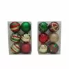 Outlet ✨ Assorted 6ct. 4.5" Red, Green & Gold Shatterproof Ball Ornaments by Ashland® 💯