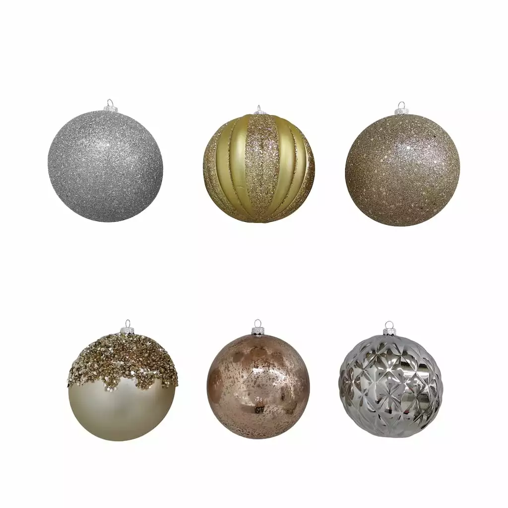Best deal ⭐ Assorted 6ct. 4.5" Metallic Shatterproof Ball Ornaments by Ashland® ⌛ 5 Best deal ⭐ Assorted 6ct. 4.5" Metallic Shatterproof Ball Ornaments by Ashland® ⌛ - Image 3
