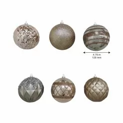 Best deal ⭐ Assorted 6ct. 4.5" Metallic Shatterproof Ball Ornaments by Ashland® ⌛ 9 Best deal ⭐ Assorted 6ct. 4.5" Metallic Shatterproof Ball Ornaments by Ashland® ⌛ -Ashland Sale Store 10672855 4