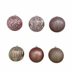 Deals 😀 Assorted 6ct. 4.5" Pink Shatterproof Ball Ornaments by Ashland® 🔥 -Ashland Sale Store 10672861 3