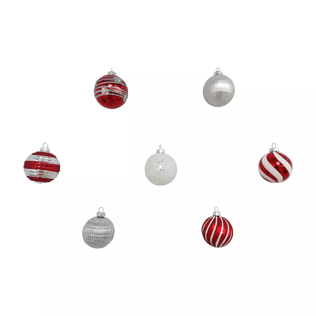 Best deal 👍 Assorted Red & White Plastic Round Ornaments by Ashland® ⭐ 9 Best deal 👍 Assorted Red & White Plastic Round Ornaments by Ashland® ⭐ - Image 7