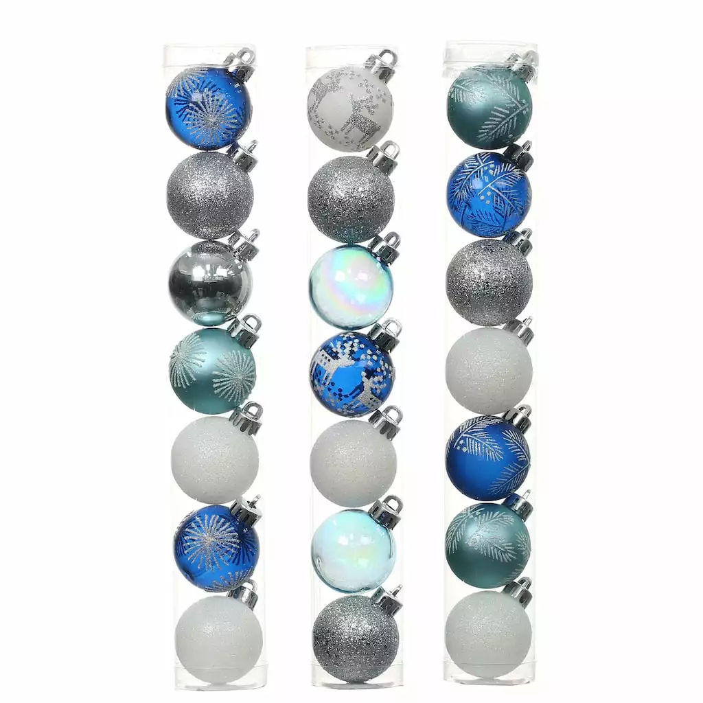 Discount ๐ Assorted Silver & Blue Ornament Tube by Ashland® ๐ 7 Discount ๐ Assorted Silver & Blue Ornament Tube by Ashland® ๐ - Image 5