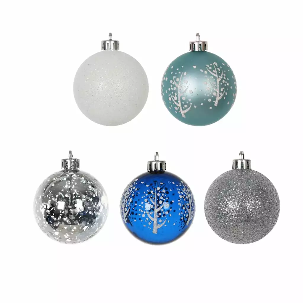 Discount ๐ Assorted Silver & Blue Ornament Tube by Ashland® ๐ 4 Discount ๐ Assorted Silver & Blue Ornament Tube by Ashland® ๐ - Image 2