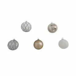 Top 10 🔔 Assorted Silver & White Plastic Round Ornaments by Ashland® 💯 -Ashland Sale Store 10672891 4