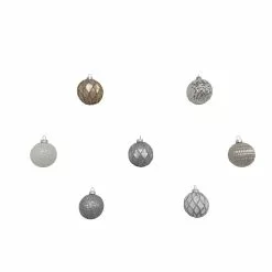 Top 10 🔔 Assorted Silver & White Plastic Round Ornaments by Ashland® 💯 -Ashland Sale Store 10672891 5