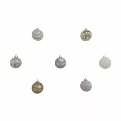 Top 10 🔔 Assorted Silver & White Plastic Round Ornaments by Ashland® 💯 -Ashland Sale Store 10672891 6