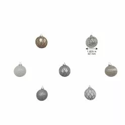 Top 10 🔔 Assorted Silver & White Plastic Round Ornaments by Ashland® 💯 -Ashland Sale Store 10672891 9