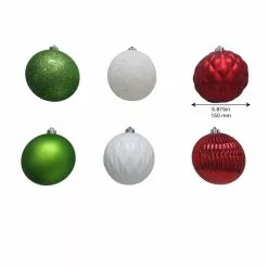 Flash Sale 😀 6ct. 6" Classic Shatterproof Ball Ornaments by Ashland® ⌛ -Ashland Sale Store 10672898 3