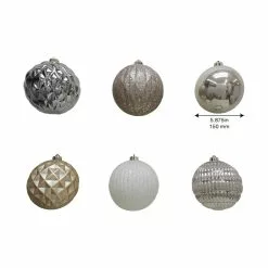 Deals ✔️ 6ct. 6" Metallic Shatterproof Ball Ornaments by Ashland® 🛒 -Ashland Sale Store 10672903 3