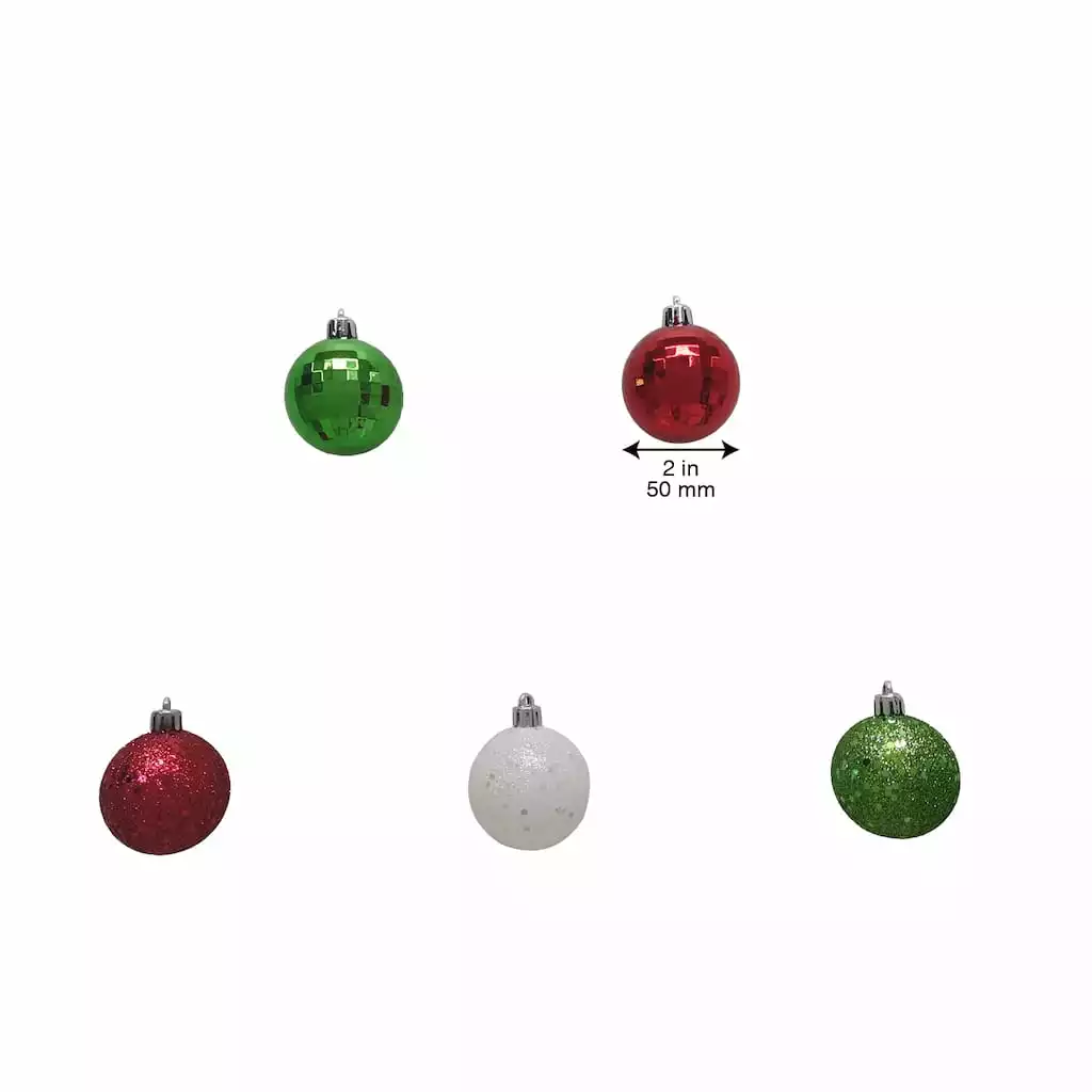 Top 10 🤩 44ct. Whimsical Shatterproof Ball Ornaments by Ashland® 🎉 7 Top 10 🤩 44ct. Whimsical Shatterproof Ball Ornaments by Ashland® 🎉 - Image 5