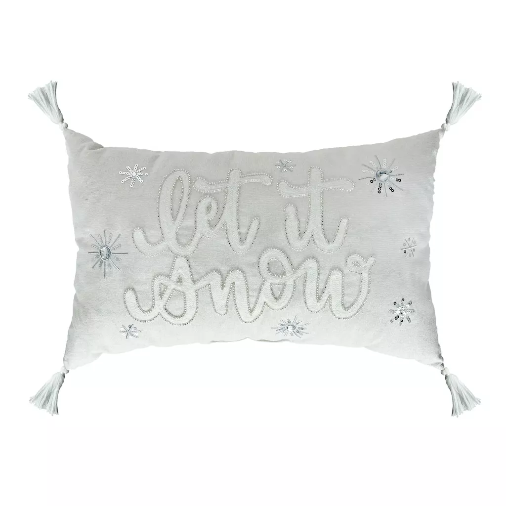 Top 10 🧨 Let It Snow Lumbar Pillow by Ashland® ✨ 3 Top 10 🧨 Let It Snow Lumbar Pillow by Ashland® ✨