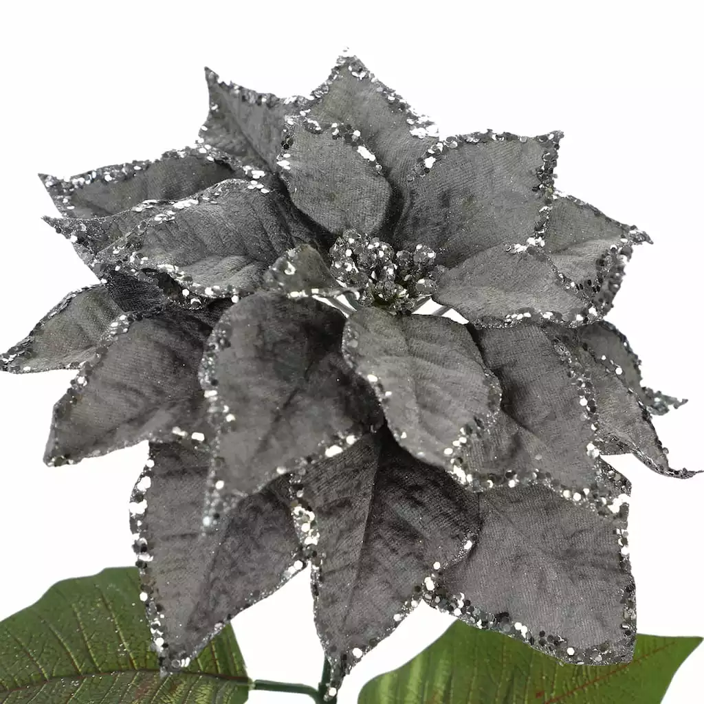 Best reviews of 🛒 Silver Glitter Poinsettia Stem by Ashland® 🥰 4 Best reviews of 🛒 Silver Glitter Poinsettia Stem by Ashland® 🥰 - Image 2
