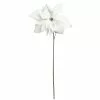 Outlet 🎁 White Velvet Poinsettia Stem by Ashland® 🧨 -Ashland Sale Store 10673380 1