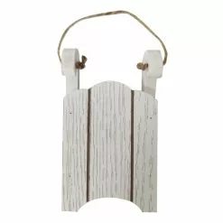 Flash Sale 🔔 5" White Sled Ornament by Michaels ❤️