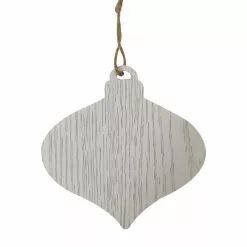 Outlet 🧨 5" White Onion Bulb Ornament by Michaels 👏