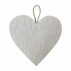 Buy 👏 5" White Heart Ornament by Michaels 🌟