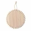 Flash Sale 😍 4" DIY Unfinished Beaded Wood Circle Ornament by Michaels ⭐ -Ashland Sale Store 10674416 1