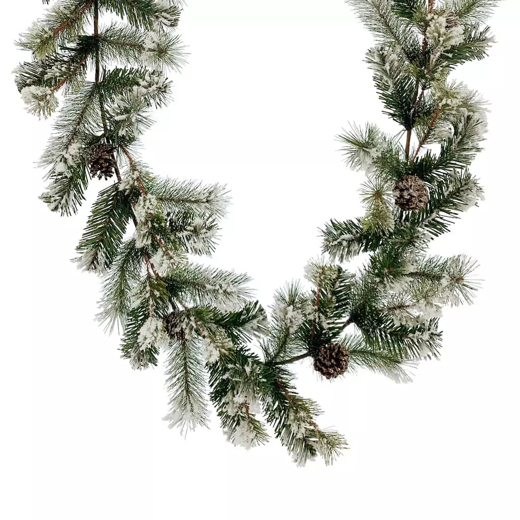 Deals 🔔 6ft. Icy Pine Garland with Pinecones by Ashland® 👏 3 Deals 🔔 6ft. Icy Pine Garland with Pinecones by Ashland® 👏
