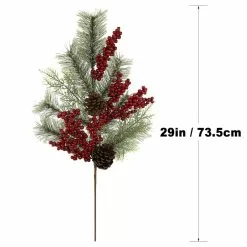 Outlet 🎁 Berry & Pinecone Cashmere Pine Stem by Ashland® 🎁 -Ashland Sale Store 10674548 3