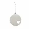 Discount ⌛ 4" DIY Unfinished Ceramic Round Heart Ornament by Michaels ✨ 1 Discount ⌛ 4" DIY Unfinished Ceramic Round Heart Ornament by Michaels ✨ -Ashland Sale Store 10674633 1