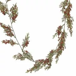 Deals 👍 5ft. Icy Juniper & Berry Coiled Garland by Ashland® 🎉