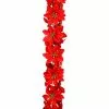 Deals 🔥 6ft. Red Satin Poinsettia Chain Garland by Ashland® ❤️ 2 Deals 🔥 6ft. Red Satin Poinsettia Chain Garland by Ashland® ❤️ -Ashland Sale Store 10674689 1